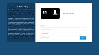 USA Staffing Identity Server : Sign In
