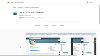 Lead411 Chrome Extension - Google Chrome