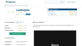 LeadDolphin Reviews and Pricing - 2019 - Capterra