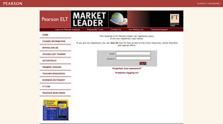 Market Leader Business English series - Free Resources: Log In