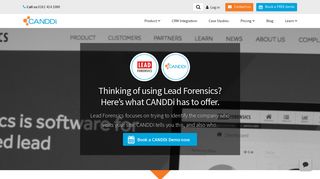 Lead Forensics Vs CANDDi | Website Visitor Tracking comparison