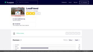 LeadFriend Reviews | Read Customer Service Reviews of www ...