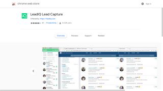 LeadIQ Lead Capture - Google Chrome