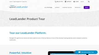 LeadLander Product Tour - Website Visitor Analytics | Upland Software