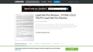 Calaméo - Lead Net Pro Review... STONE COLD TRUTH ... - Calameo