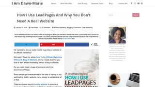 LeadPages Review: How I Use LeadPages For Affiliate Marketing