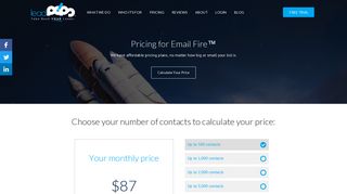 Email Fire™ Pricing | Smarter Email Tools by leadPops™