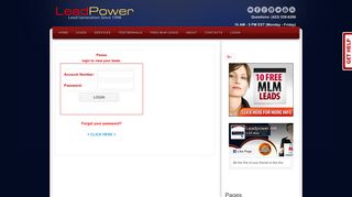 Login - LeadPower | LeadPower