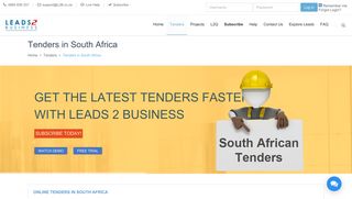 Tenders in South Africa - Leads 2 Business