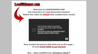 Lead Skimmer