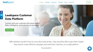 Leadspace B2B Customer Data Platform - Data, Intelligence and ...