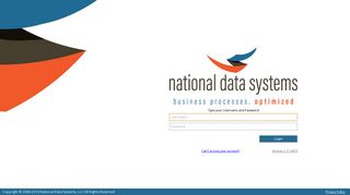 Login - National Data Systems