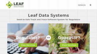 Leaf Data Systems: Cannabis Software for Regulators