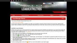 Welcome to the League Athletics