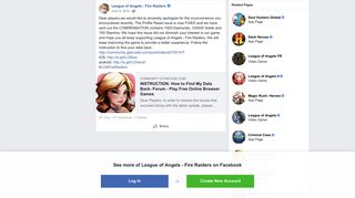 League of Angels - Fire Raiders - Facebook
