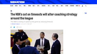 The NBA's cut on timeouts will alter coaching strategy around the league