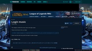 Category:Login music | League of Legends Wiki | FANDOM ...