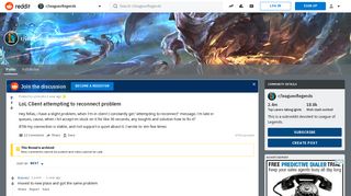 LoL Client attempting to reconnect problem : leagueoflegends - Reddit