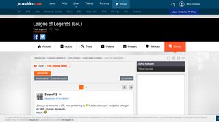 Your signup failed -_-' sur le forum League of Legends - 28-09 ...