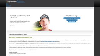 About - Golf League Management Software - LEAGUEGOLFER.com ...
