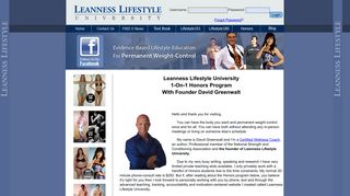 Leanness Lifestyle University == Home