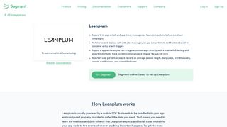 Leanplum A/B Testing Integration · Segment