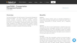 LeanTMS® – Transportation Management System Pricing, Demo ...