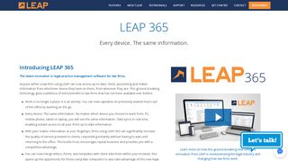Introducing LEAP 365 - The latest innovation from LEAP