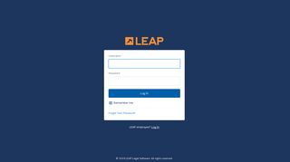 LEAP Community: Login