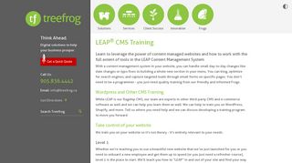 LEAP Training | Treefrog Inc.