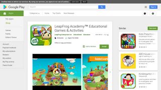 LeapFrog Academy™ Educational Games & Activities - Apps on ...