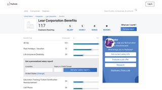 Lear Corporation Benefits | Payscale