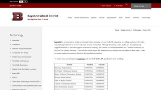 Technology / Learn 360 - Bayonne School District