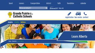 Learn Alberta | Grande Prairie Catholic School District