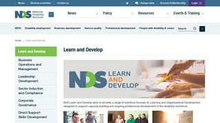 Learn and Develop - National Disability Services