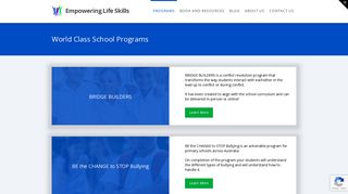 Programs | EMPOWERING Life Skills