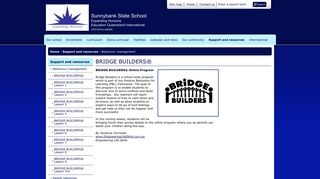 BRIDGE BUILDERS® - Education Queensland