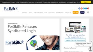 ForSkills Releases Syndicated Login – ForSkills