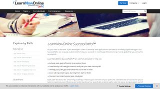 LearnNowOnline SuccessPaths™ for key roles and technologies ...