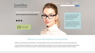 Learn Now Distance Learning College | Online Home Study Courses ...