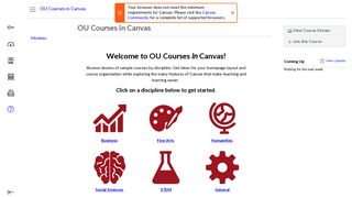 OU Courses in Canvas - OU's Canvas