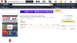 Amazon.com: Learn Our History: American Revolution Trilogy: Mike ...