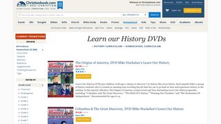 Learn our History DVDs - Christian Book