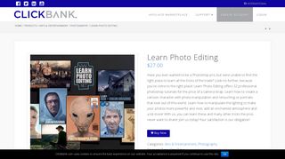 Learn Photo Editing - ClickBank