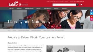 Prepare to Drive - Obtain Your Learners Permit - TAFE SA