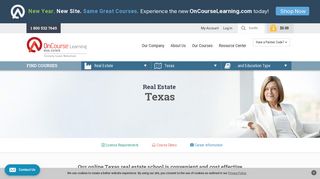 Texas Real Estate School Online | OnCourse Learning