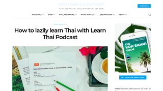 Learn Thai Podcast: Free and Premium Course Review
