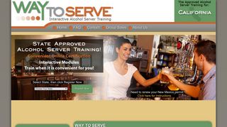 Way To Serve - Interactive Alcohol Server Training
