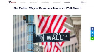 The Fastest Way to Become a Trader on Wall Street - Crimson Education