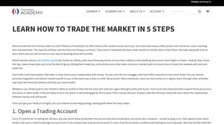 Learn How to Trade the Market in 5 Steps | Investopedia Academy